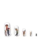 Metalwood Nesting Dolls (Weiss)