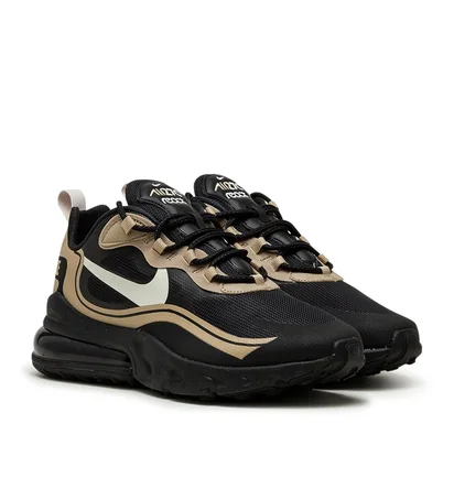 Nike Air Max 270 React (Schwarz / Braun)