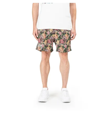 Pleasures Floral Woven Shorts (Braun / Schwarz)