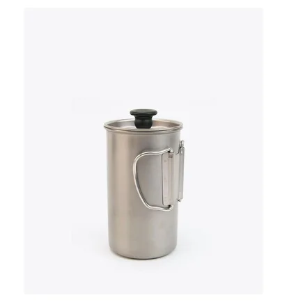 Snow Peak Titanium French Press (Silber)