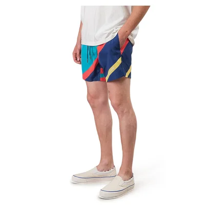 Aimé Leon Dore Nautical Stripe Swim Trunks (Blau)