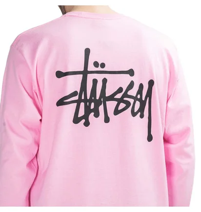 Stüssy Basic Longsleeve (Pink)