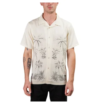 Stüssy Palm Tree Shirt (Creme)