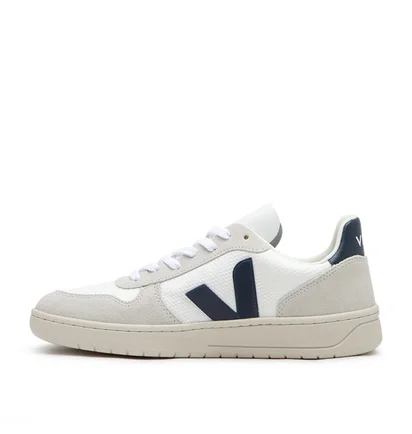 Veja V-10 B-Mesh (Weiß / Navy)