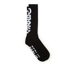 032c Xtra Long Ribbed Socks (Schwarz)