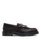 Dr. Martens Adrian Snaffle Pebble Grain Leather Kiltie Loafer (Dunkelrot)