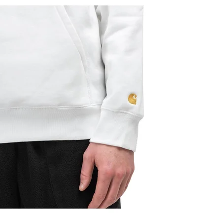 Carhartt WIP Hooded Chase Sweatshirt (Weiß)