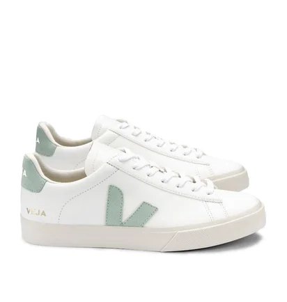 Veja Campo Chromefree Leather (Weiß / Mint)