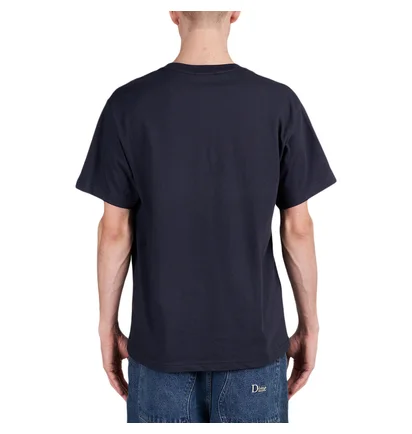 Dime Classic Small Logo T-Shirt (Navy)