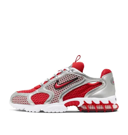 Nike Air Zoom Spiridon Cage 2 (Rot / Weiß / Silber)