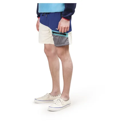 Aimé Leon Dore Color Blocked Hiking Shorts (Blau / Beige)