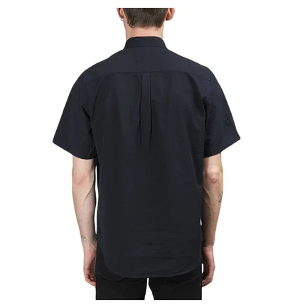 Norse Projects Osvald Seersucker Shirt (Navy)