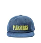 Pleasures Core Logo Denim Snapback (Blau)