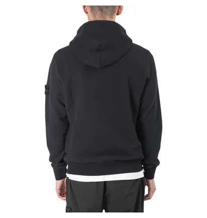 Stone Island Full Zip Hooded Sweat (Navy)