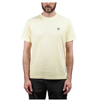 Stone Island Garment Dyed Jersey T-Shirt (Gelb)