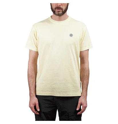 Stone Island Garment Dyed Jersey T-Shirt (Gelb)