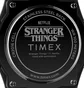 Timex Atlantis x Stranger Things 40mm Resin Strap Watch (Schwarz)