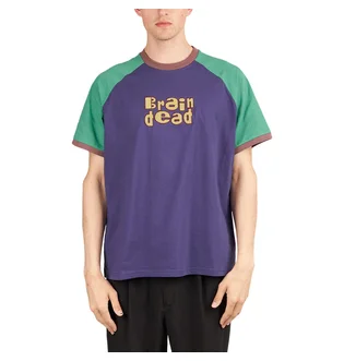 Brain Dead Field Raglan T-Shirt (Navy)