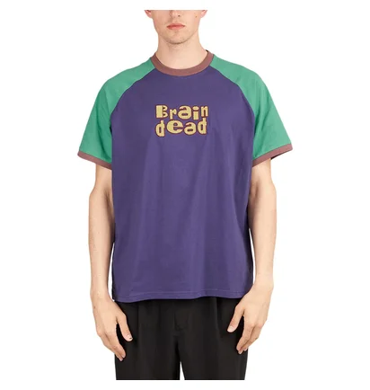 Brain Dead Field Raglan T-Shirt (Navy)