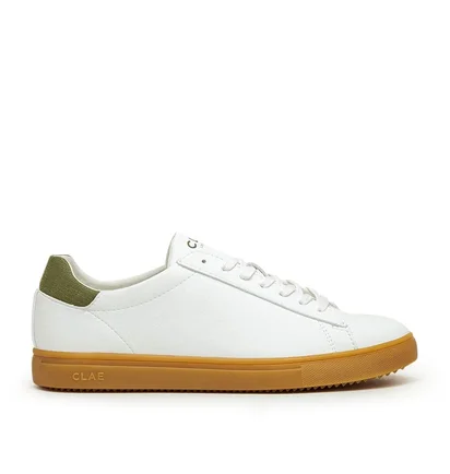 Clae Bradley Vegan (Weiß / Oliv / Gum)