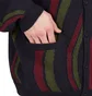 Dime Lightwave Knit Cardigan (Schwarz / Grün / Rot)