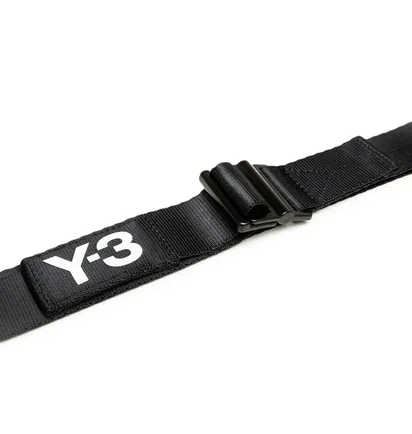 adidas Y-3 Classic Logo Belt (Schwarz)