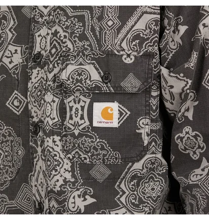 Carhartt WIP Longsleeve Verse Shirt (Schwarz)