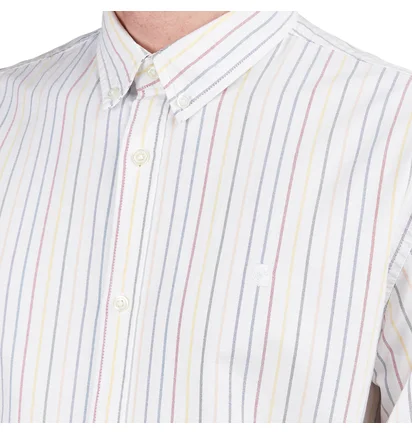 Carhartt WIP L/S Dabney Shirt (Weiß / Multi)