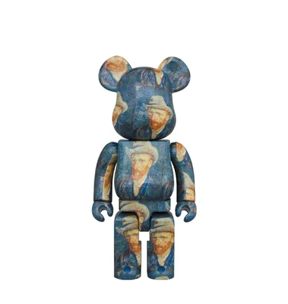 Medicom 100% + 400% Van Gogh Museum Self Portrait Be@rbrick Toy