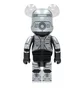 Medicom 1000% Robocop Be@rbrick Toy (Silber / Schwarz)