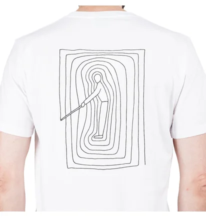 Norse Projects x Geoff McFetridge Niels Stick Drawing T-Shirt (Weiß)