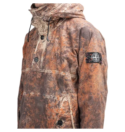 Stone Island Paintball Camo Anorak (Braun / Rot)
