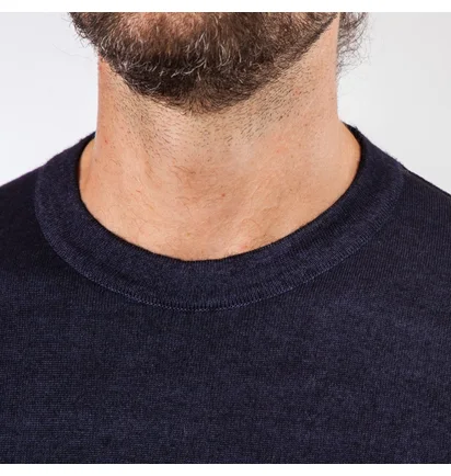 Stone Island Wool Sweat Shirt (Blau)