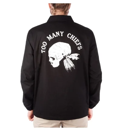 Allike x Black Lodges 'Too Many Chiefs' Coach Jacket (Schwarz)