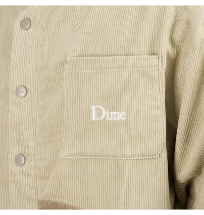 Dime Corduroy Hooded Jacket (Beige)