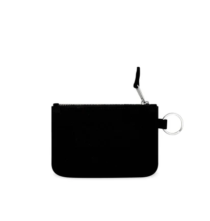 Carhartt WIP Wildleder Zip Wallet (Schwarz)