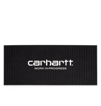 Carhartt WIP Script Draining Mat (Schwarz / Weiss)