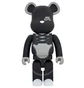 Medicom 1000% Nike SB Be@rbrick Toy (Schwarz)