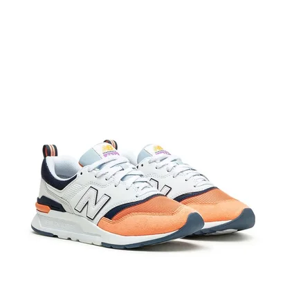 New Balance CW997 HBD (Weiß / Pfirsich / Blau)