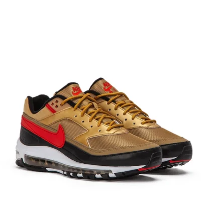 Nike Air Max 97/BW (Gold / Rot)