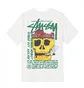 Stüssy Smokin' Skull Pig. Dyed Tee (Cream)