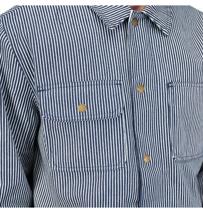 Vans Vault x Mt Vernon Drill Chore Coat (Blau / Weiß)