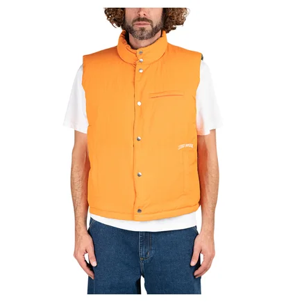 Stüssy Reversible Down Workgear Vest (Oliv / Orange)