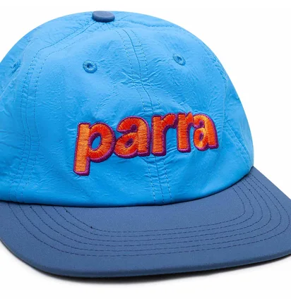 by Parra Lowercase 6 Panel Hat (Blau / Orange)