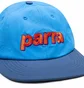 by Parra Lowercase 6 Panel Hat (Blau / Orange)