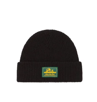 Aimé Leon Dore Waffle Knit Beanie (Schwarz)