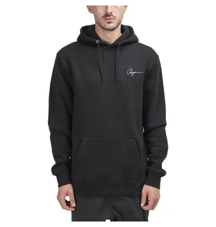 Chrystie NYC Script Logo Hoodie (Schwarz)