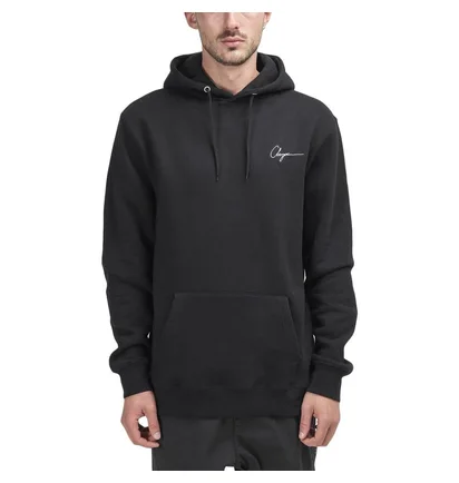 Chrystie NYC Script Logo Hoodie (Schwarz)