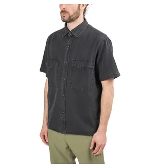 Edwin Big Shirt SS Sky Double Black Denim (Schwarz)