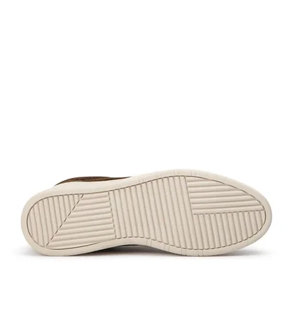 Filling Pieces Low Top Ghost Waxed Suede (Dunkelgrün)